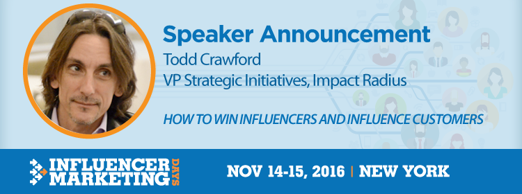 Influencer Marketing Days: Todd Crawford